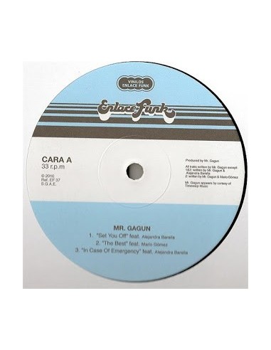 VINILO EP MR.GAGUN "SET YOU OFF"