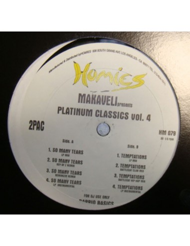 2PAC "PLATINUM CLASSICS VOL.4" MX